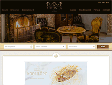 Tablet Screenshot of hotelantonius.ee